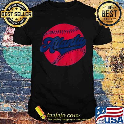 Atlanta Baseball ATL Vintage Distressed Game Day Brave Gift T-Shirt