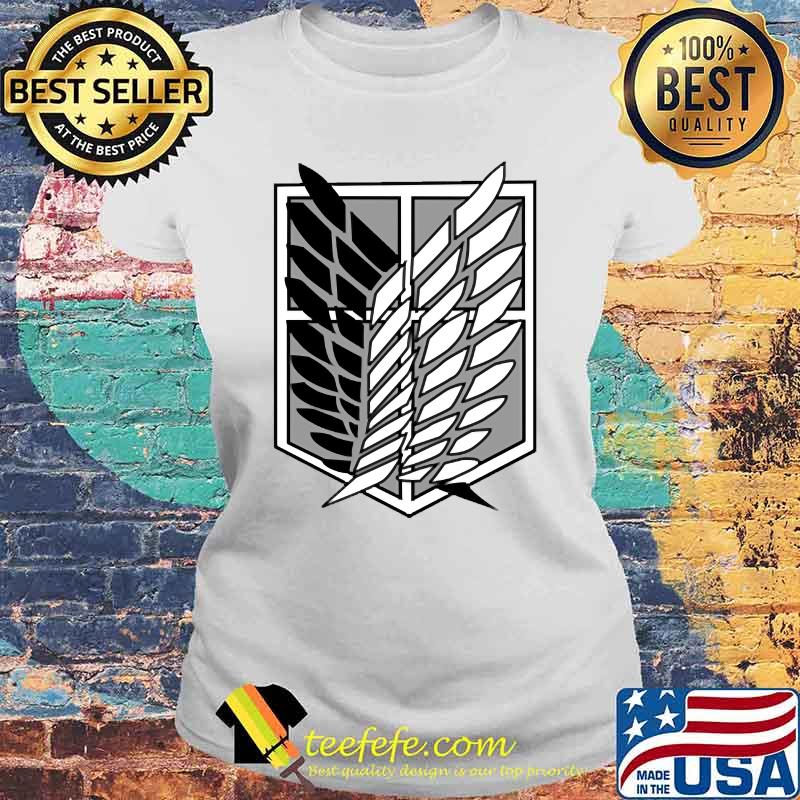 Attack on Titan logo Classic T-Shirt Laides tee Attack on Titan logo Classic T-Shirt Laides tee