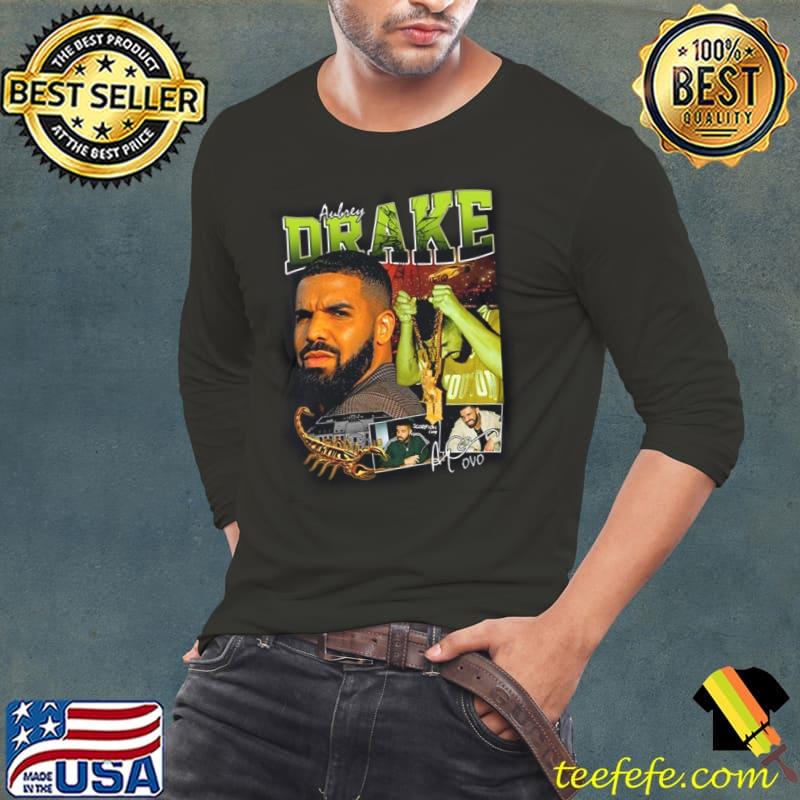 Aubrey Drake Vintage Signature Shirt Long Sleeve Tee Aubrey Drake Vintage Signature Shirt Long Sleeve Tee