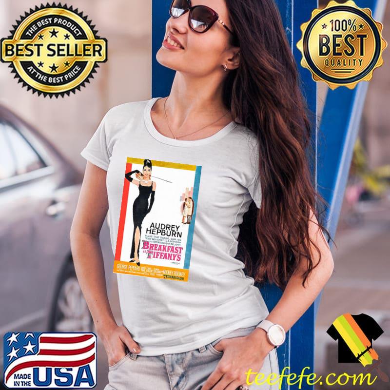 Audrey Hepburn Breakfast At Tifany's Techinicolor Shirt Ladies Tee Audrey Hepburn Breakfast At Tifany's Techinicolor Shirt Ladies Tee