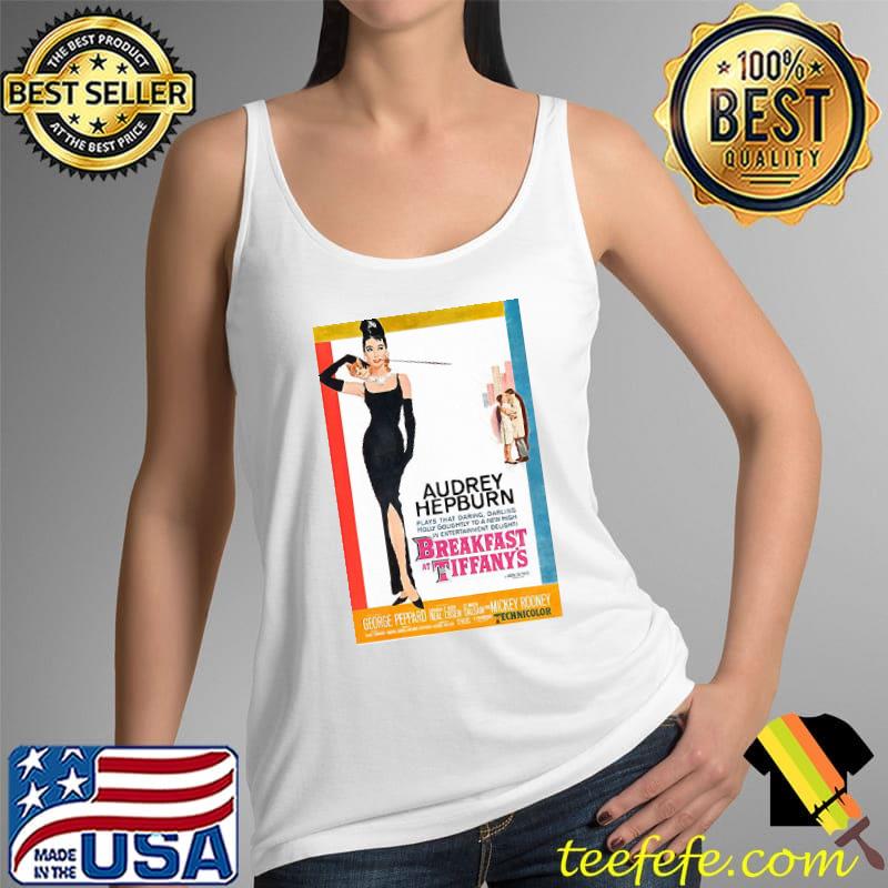 Audrey Hepburn Breakfast At Tifany's Techinicolor Shirt Tank Top Audrey Hepburn Breakfast At Tifany's Techinicolor Shirt Tank Top