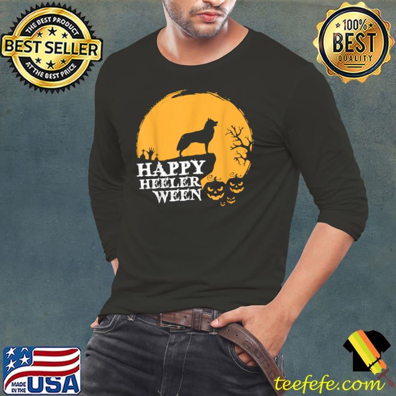 Australian Cattle Dog - Red or Blue Heeler Happy Halloween T-Shirt