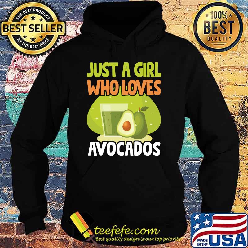 Avocado Just A Girl Who Loves Avocados Mexican Fruit Kids T-Shirt Hoodie Avocado Just A Girl Who Loves Avocados Mexican Fruit Kids T-Shirt Hoodie