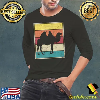 Awesome camel Desert Animal Retro Vintage Cute Nature Premium T-Shirt