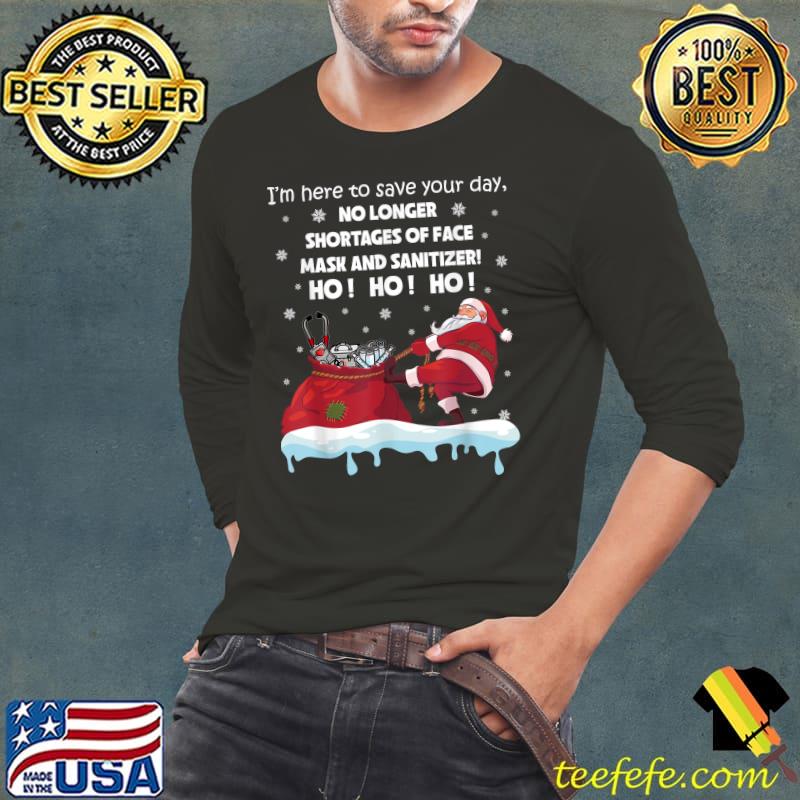 Awesome christmas Santa Claus Save Your Day On Christmas Party T-Shirt Long Sleeve Tee Awesome christmas Santa Claus Save Your Day On Christmas Party T-Shirt Long Sleeve Tee