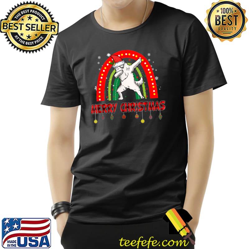 Awesome dabbing Great Pyrenees Dog Lover Santa Hat Rainbow Christmas T-Shirt Unisex Awesome dabbing Great Pyrenees Dog Lover Santa Hat Rainbow Christmas T-Shirt Unisex