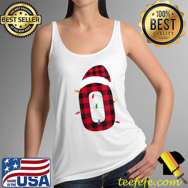 Awesome Letter O Initial Name Buffalo Plaid Christmas Pajama T-Shirt Tank Top Awesome Letter O Initial Name Buffalo Plaid Christmas Pajama T-Shirt Tank Top