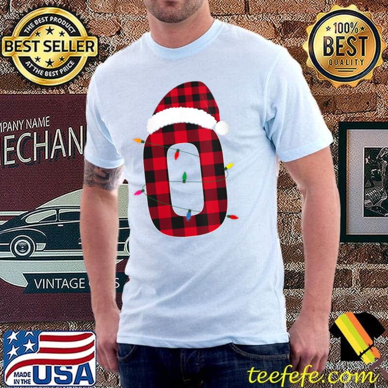 Awesome Letter O Initial Name Buffalo Plaid Christmas Pajama T-Shirt Awesome Letter O Initial Name Buffalo Plaid Christmas Pajama T-Shirt