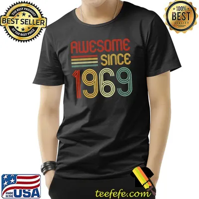 Awesome Since 1969 Vintage T-Shirt