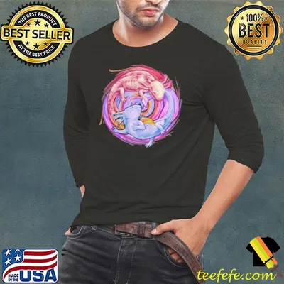 Axolotl Yin Yang shirt