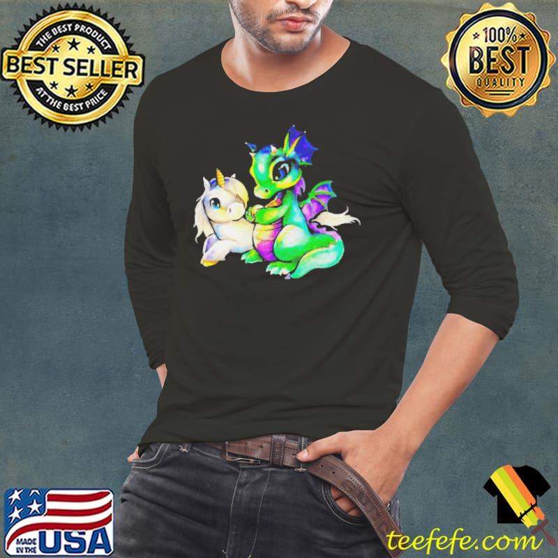 Baby Dragon And Baby Unicorn Shirt