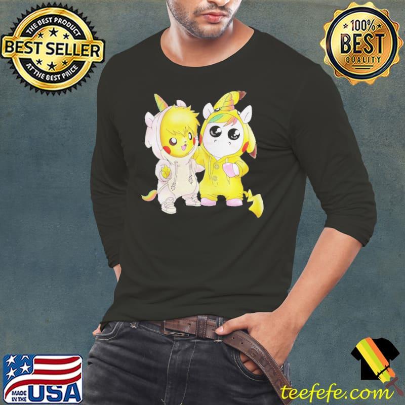 Baby Pikachu and unicorn shirt Baby Pikachu and unicorn shirt