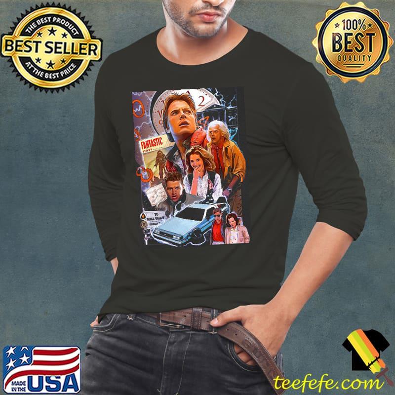 Back To The Future Fantastic To Hill Vallpy Shirt Long Sleeve Tee Back To The Future Fantastic To Hill Vallpy Shirt Long Sleeve Tee