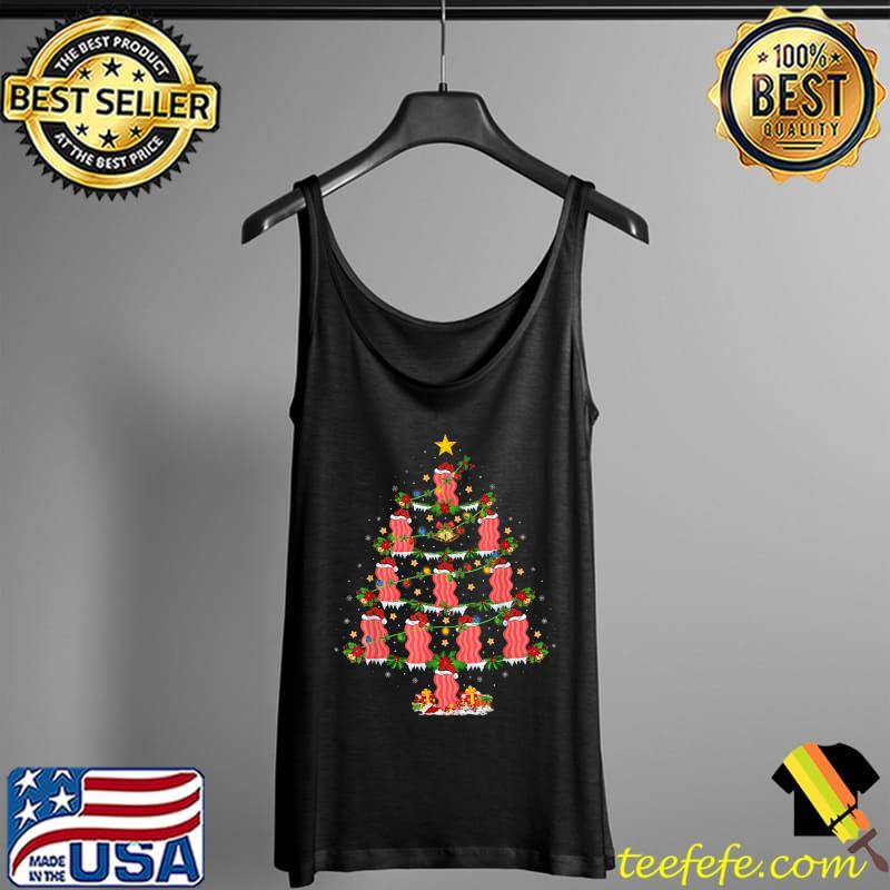 Bacon Lover Xmas Lighting Bacon Christmas Tree T-Shirt Tank Top Bacon Lover Xmas Lighting Bacon Christmas Tree T-Shirt Tank Top