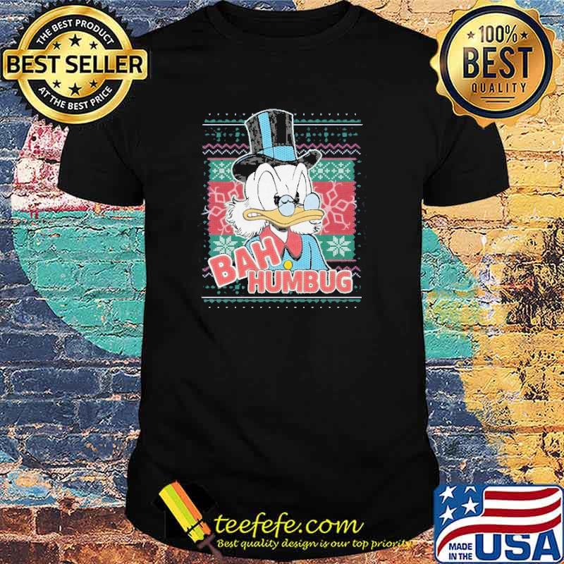Bah Humbug Scrooge McDuck Holiday Ugly Shirt