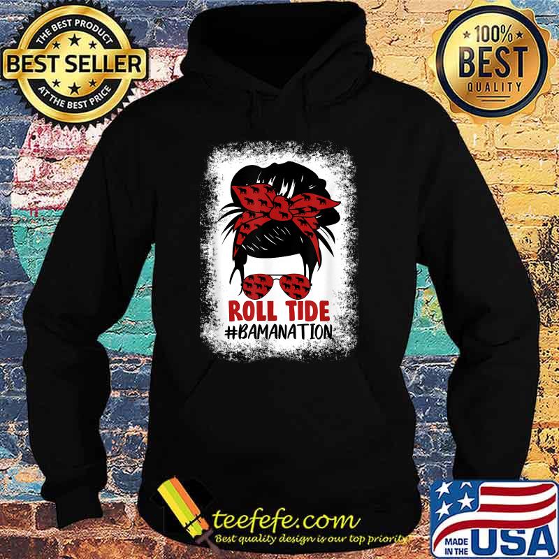 Bamanation Roll Tide Alabama Messy Bun Hair Graphics for Fan T-Shirt Hoodie Bamanation Roll Tide Alabama Messy Bun Hair Graphics for Fan T-Shirt Hoodie
