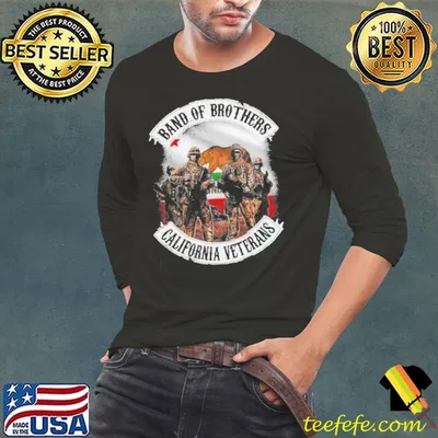 Band Of Brothers California Veterans Shirt