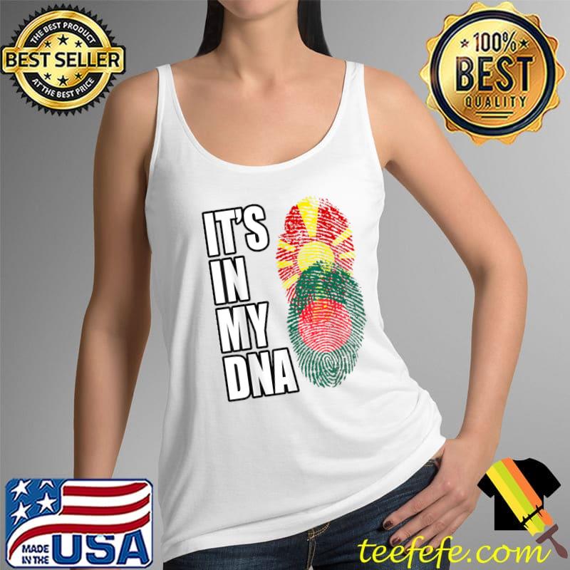 Bangladeshi And Macedonian Mix DNA Heritage Flag T-Shirt Tank Top Bangladeshi And Macedonian Mix DNA Heritage Flag T-Shirt Tank Top