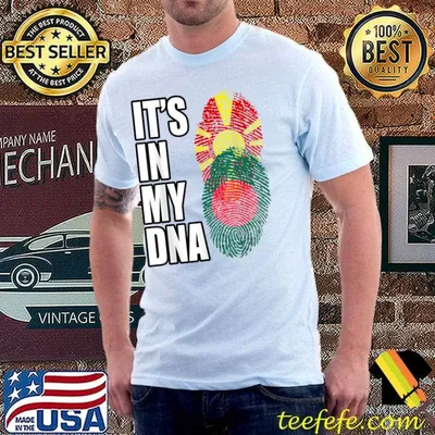 Bangladeshi And Macedonian Mix DNA Heritage Flag T-Shirt