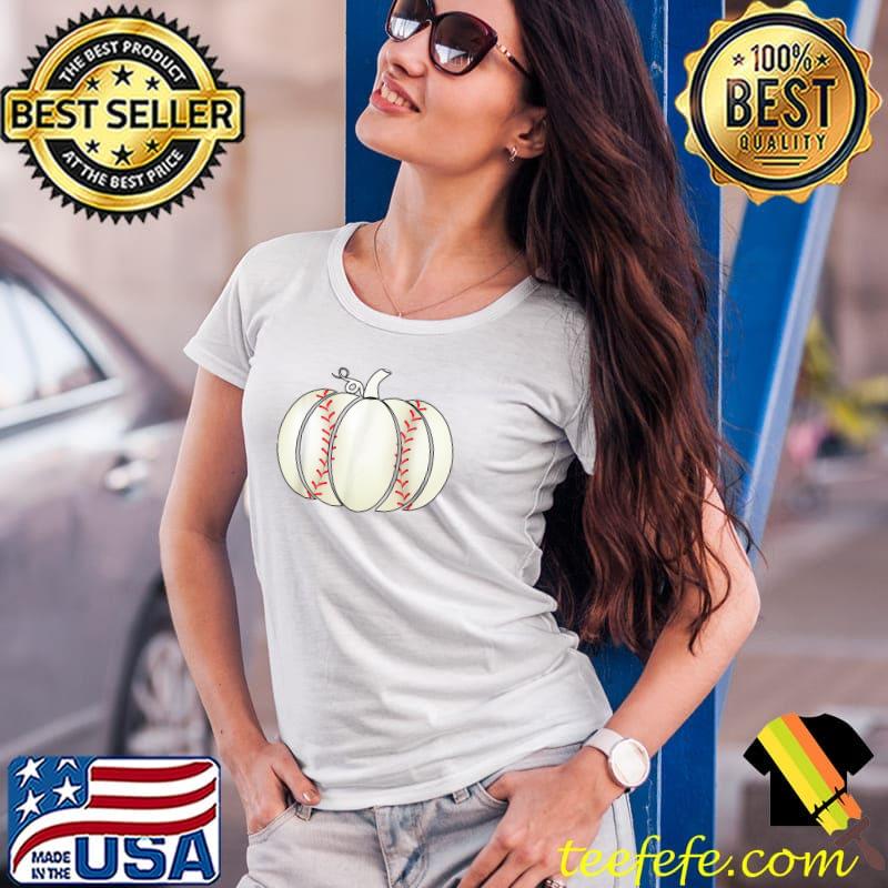 Baseball Face Scary Pumpkin Vintage Costume Halloween T-Shirt Ladies Tee Baseball Face Scary Pumpkin Vintage Costume Halloween T-Shirt Ladies Tee