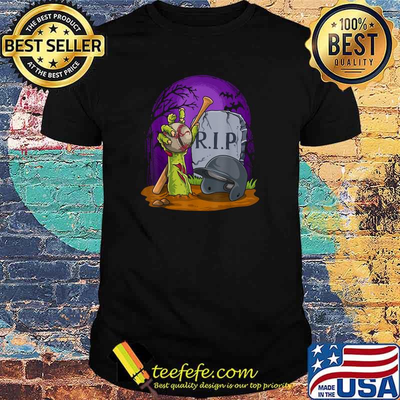 Baseball Halloween Costume Zombie For Men or Women T-Shirt