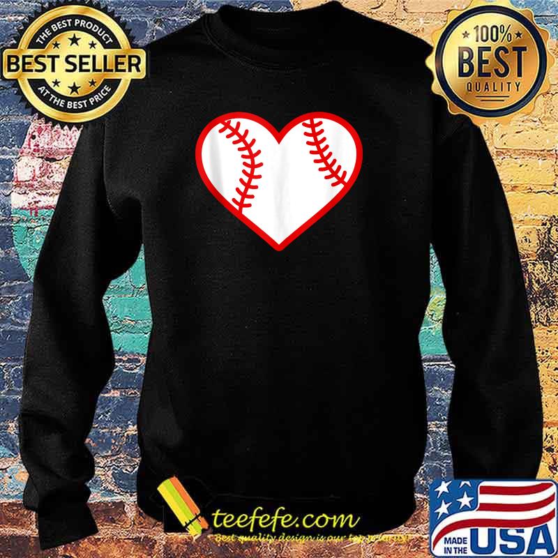 Baseball Heart Gift for Baseball Players T-s Sweater Baseball Heart Gift for Baseball Players T-s Sweater