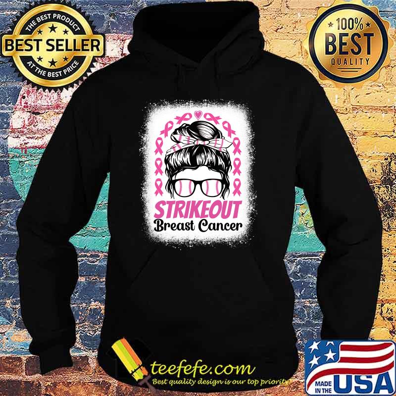Baseball Strikeout Breast Cancer Awareness Ribbon Survivor T-Shirt Hoodie Baseball Strikeout Breast Cancer Awareness Ribbon Survivor T-Shirt Hoodie