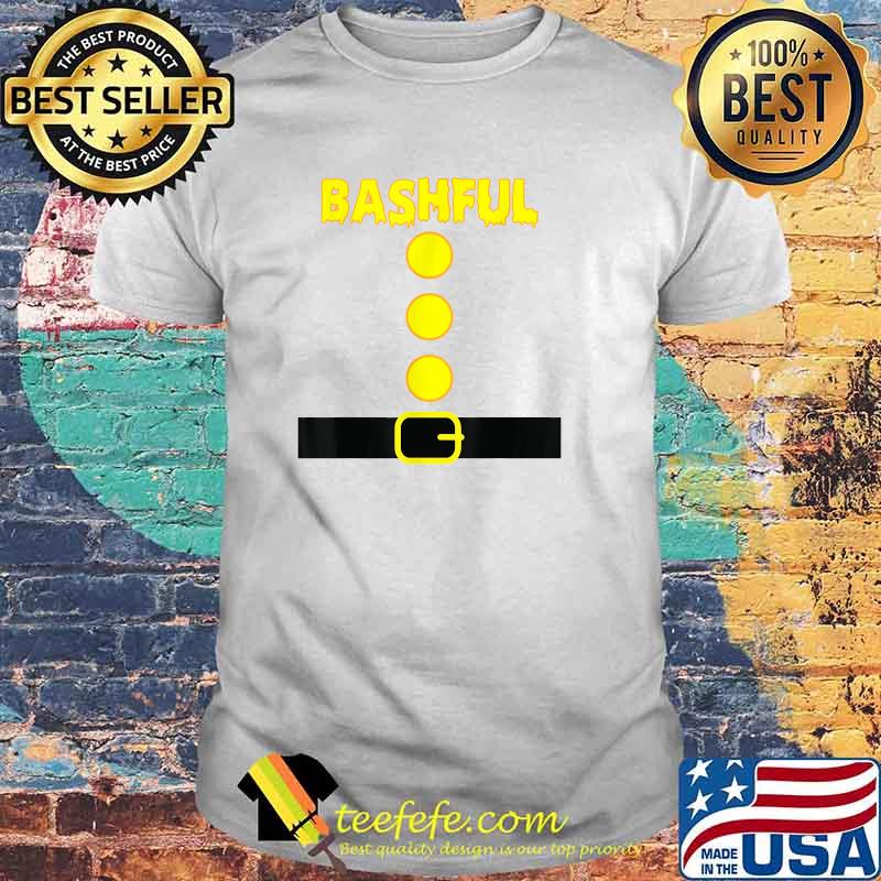 Bashful Dwarf Halloween Matching Family Funny Color Bashful T-Shirt