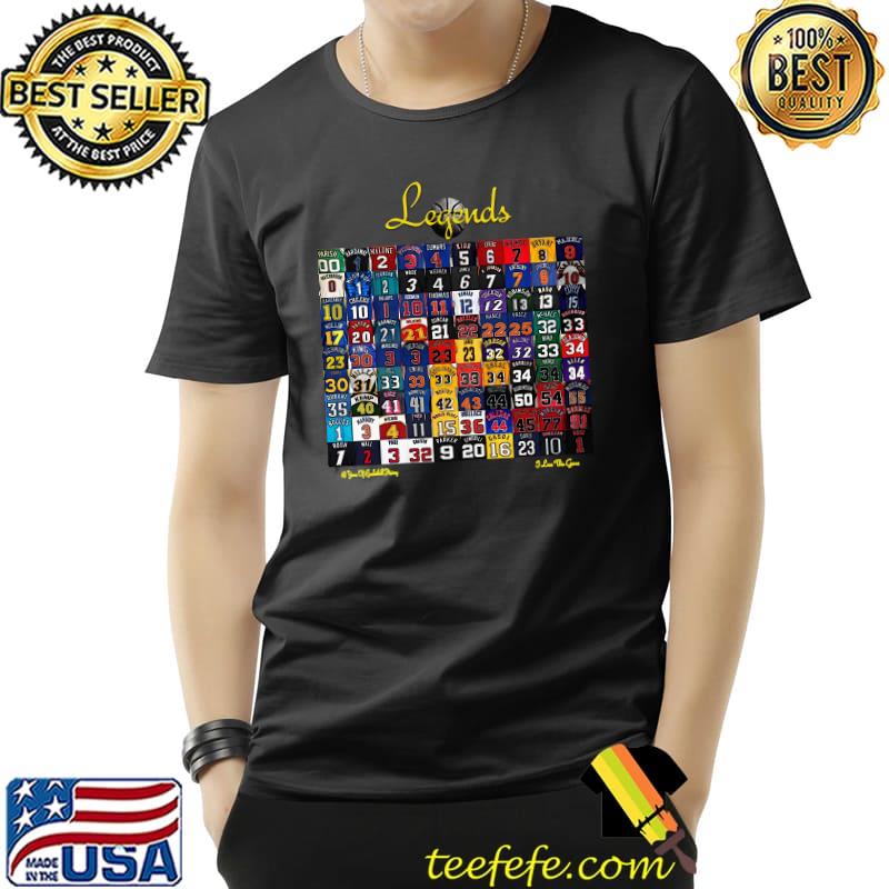 Basketball Legends Classic T-Shirt Unisex Basketball Legends Classic T-Shirt Unisex