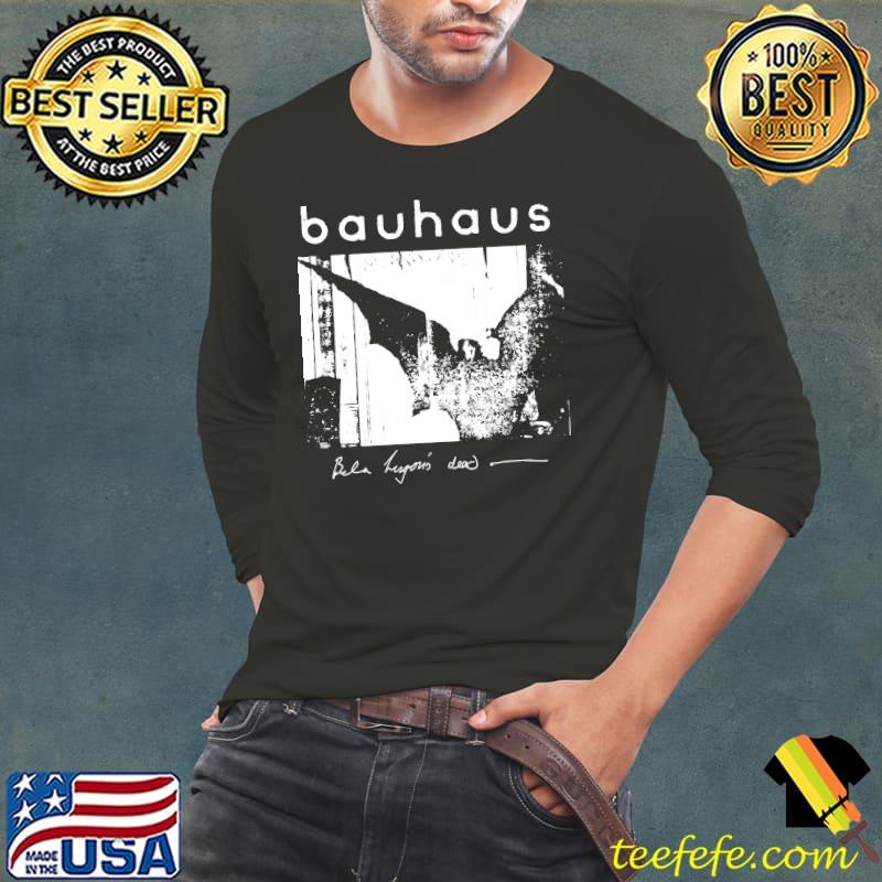 Bauhaus - Bat Wings - Bela Lugosi's Dead Essential T-Shirt Long Sleeve Tee Bauhaus - Bat Wings - Bela Lugosi's Dead Essential T-Shirt Long Sleeve Tee