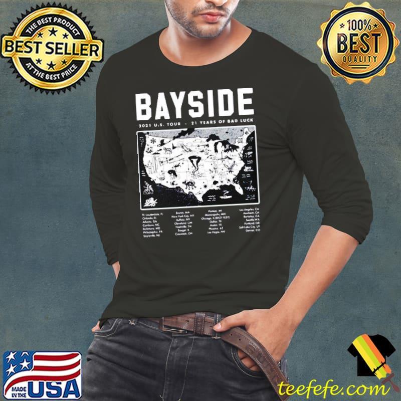Bayside 2021 Tour 21 Years Of Bad Luck Shirt