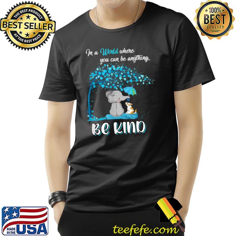 Be Kind Autumn Cute Elephant Fun Dog Diabetes Awareness T-Shirt Unisex Be Kind Autumn Cute Elephant Fun Dog Diabetes Awareness T-Shirt Unisex