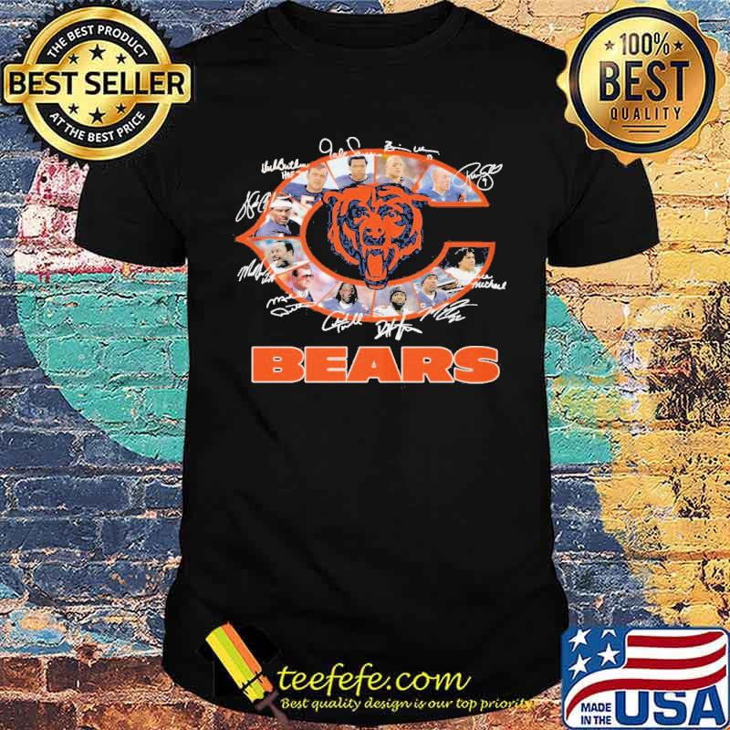 Bears signatures football shirt
