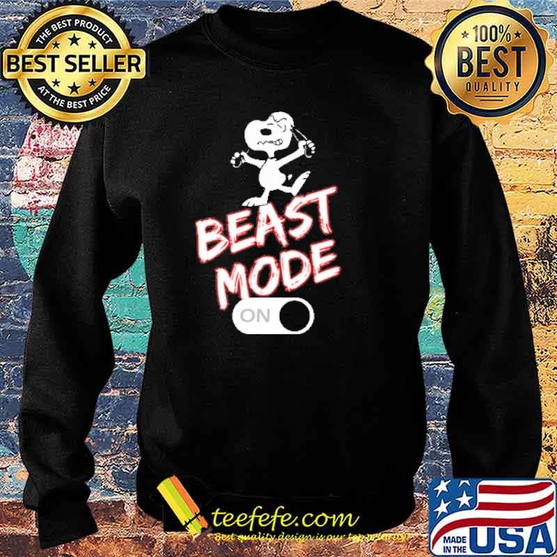 Beast mode on snoopy s Sweater Beast mode on snoopy s Sweater