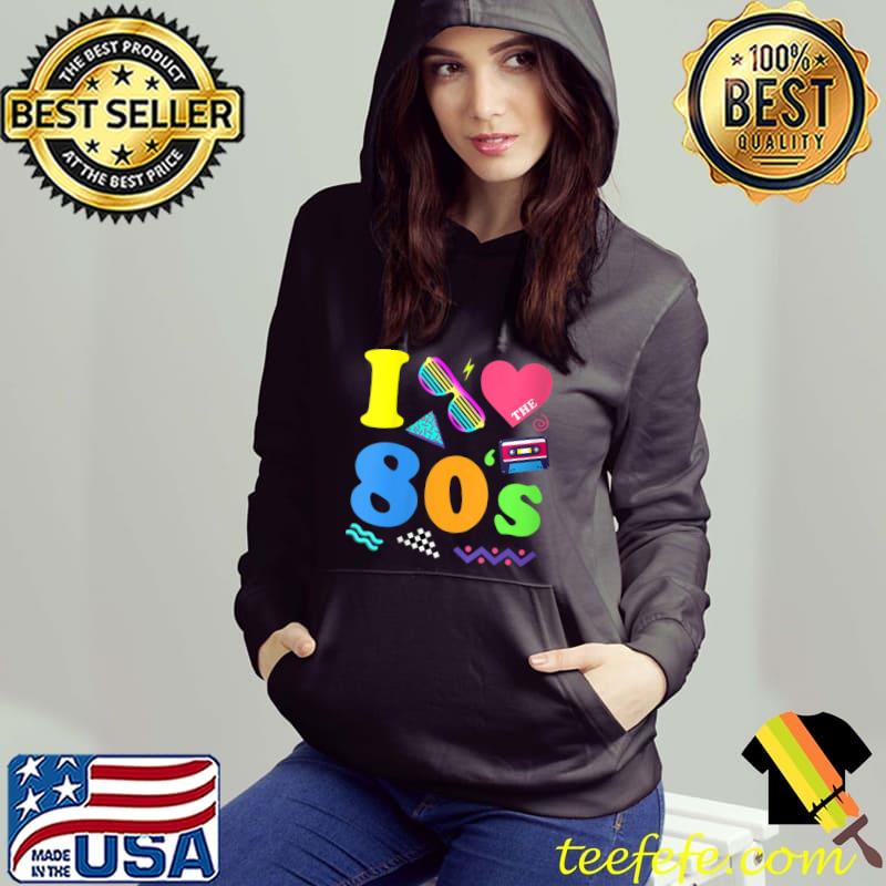 Best lovers 80s vintage eighties costume Party For women Girl 80s T-Shirt