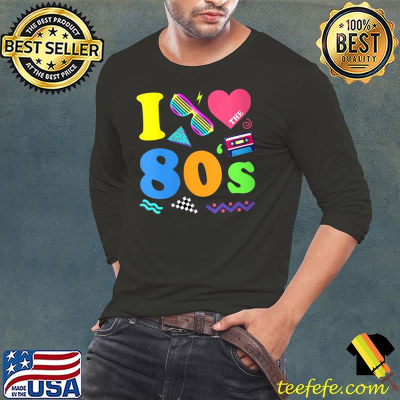 Best lovers 80s vintage eighties costume Party For women Girl 80s T-Shirt Long Sleeve Tee Best lovers 80s vintage eighties costume Party For women Girl 80s T-Shirt Long Sleeve Tee