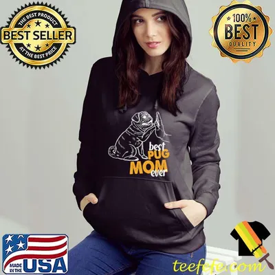 Best Pug Mom Ever Pug Mom Tees Pug Mother Pug T-shirt