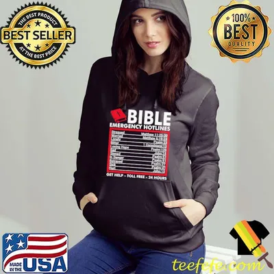 Bible Emergency Hotlines Get Help Toll Free 24 Hours Shirt