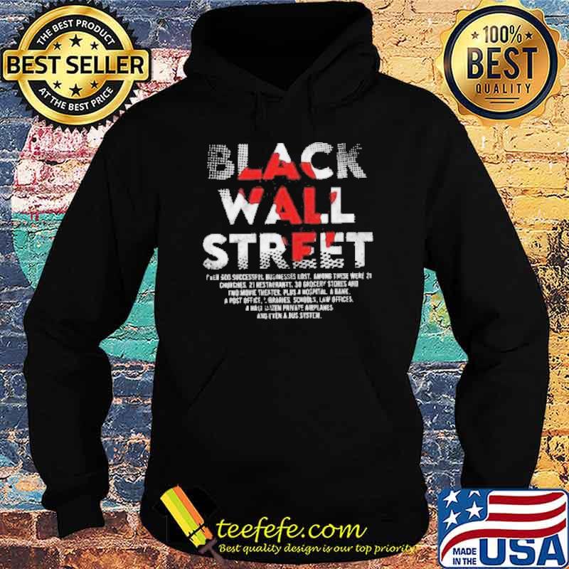 Black wall street african american history s Hoodie Black wall street african american history s Hoodie