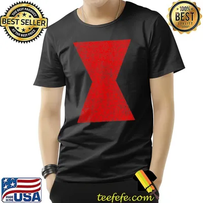 BLACK WIDOW SPIDER HOURGLASS COSTUME HALLOWEEN RED T-Shirt