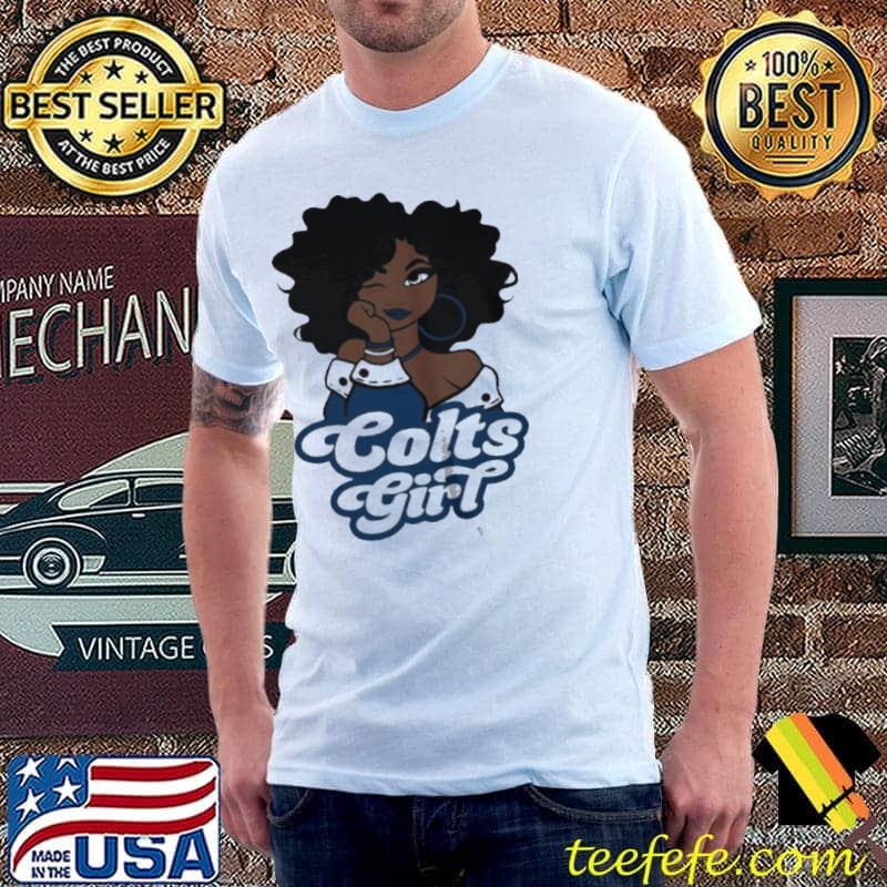 Black woman indianapolis colts girl shirt Black woman indianapolis colts girl shirt