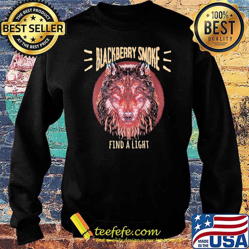 Blackberry Smoke Find A Light Wolf England 2018 Tour s Sweater Blackberry Smoke Find A Light Wolf England 2018 Tour s Sweater