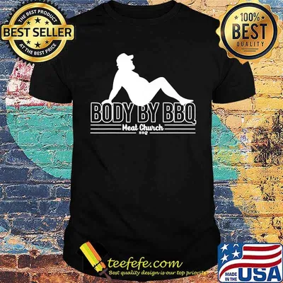 Body By BBQ Vintage Meat Church Premium T-Shirt
