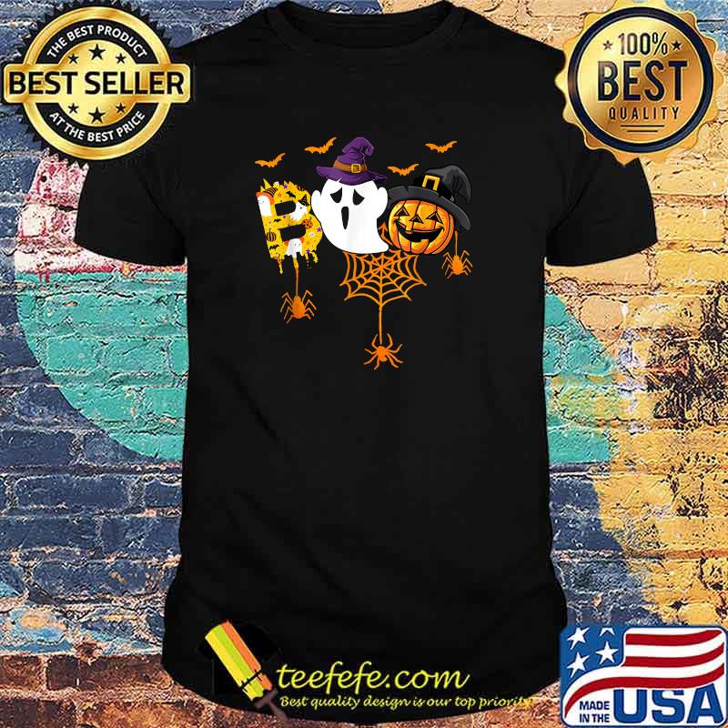 Boo Halloween Bitcoin Ghost Witch Costume Kids Girls Boys T-Shirt
