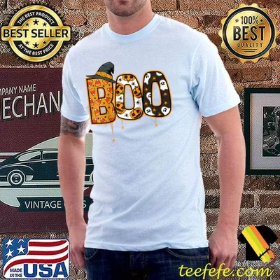Boo Halloween Festival Party Skeleton Bones Ghost Festival Raglan Baseball T-shirt