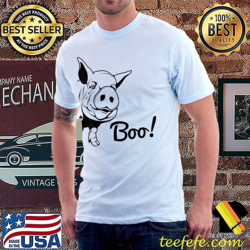 Boo! Pig Lovers Hiding Peekaboo Halloween T-Shirt Unisex Boo! Pig Lovers Hiding Peekaboo Halloween T-Shirt Unisex