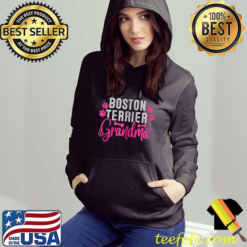 Boston Terrier Grandma Dog Lovers T-shirt