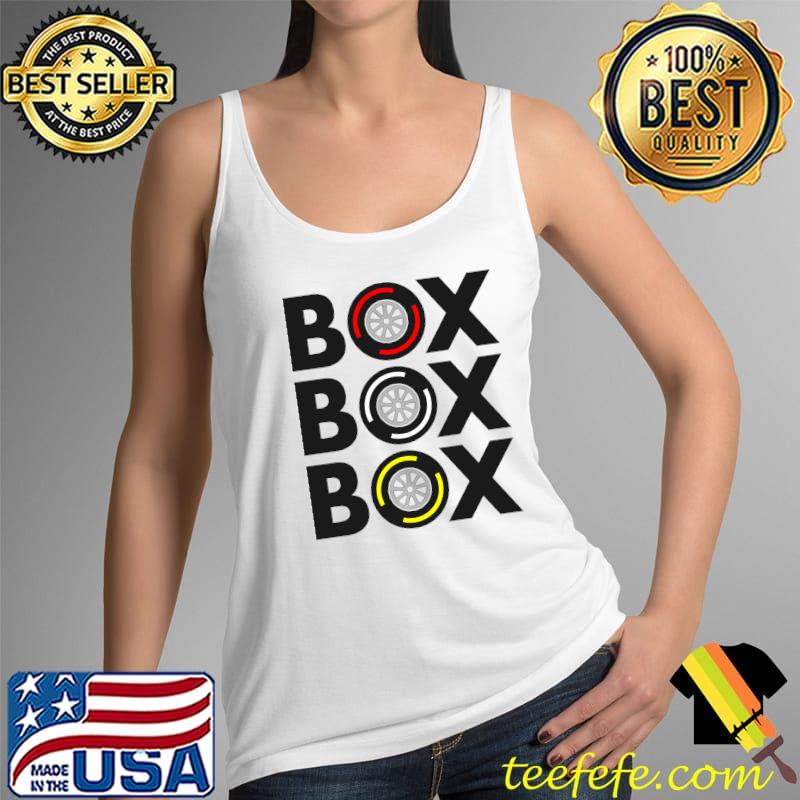 Box Box Box F1 Tyre Compound Classic T-Shirt Tank Top Box Box Box F1 Tyre Compound Classic T-Shirt Tank Top