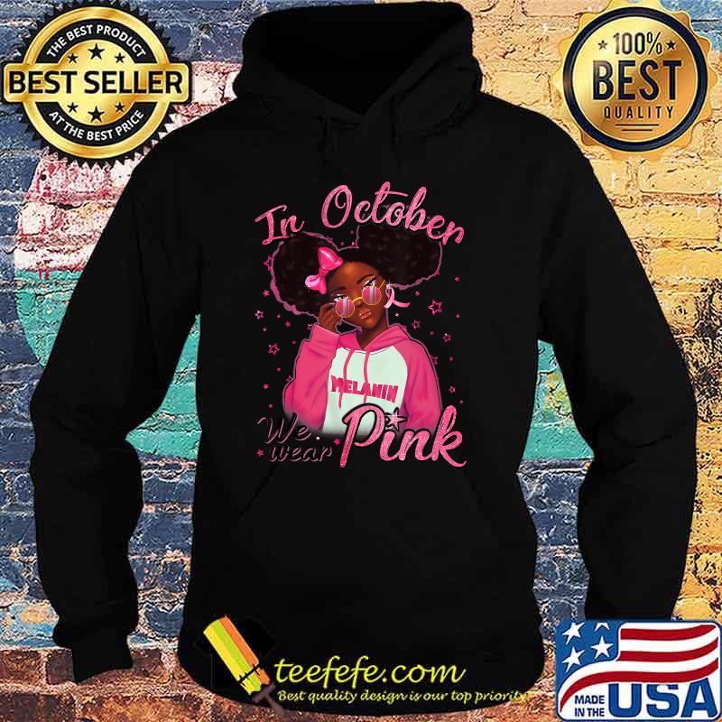 Breast Cancer Awareness African American Black Queen Pink T-s Hoodie Breast Cancer Awareness African American Black Queen Pink T-s Hoodie