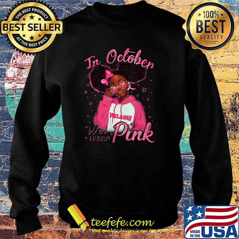 Breast Cancer Awareness African American Black Queen Pink T-s Sweater Breast Cancer Awareness African American Black Queen Pink T-s Sweater